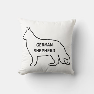 Coussin berger allemand nom silo blanc