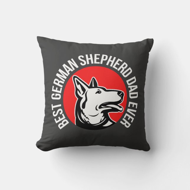 Coussin Berger allemand papa, Chien papa (Recto)