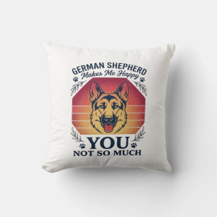 Coussin Berger Allemand Toi Chien Rétro Crépuscule Pattes_