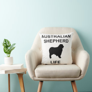 Coussin berger australien à double face de la vie