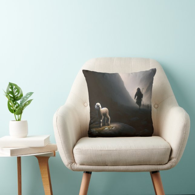 Coussin Berger trouvant un agneau perdu (Chaise)