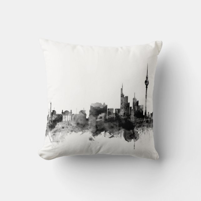 Coussin Berlin Allemagne Skyline (Recto)
