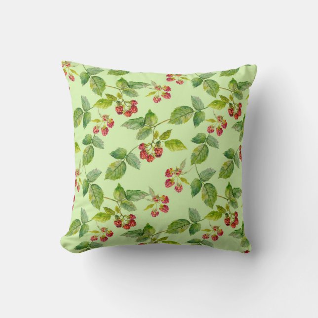 Coussin Berry sain : framboise Arrière - plan sans mer. (Recto)