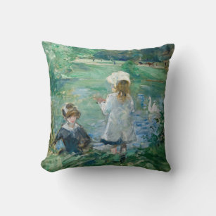 Coussin Berthe Morisot - À côté d'un lac