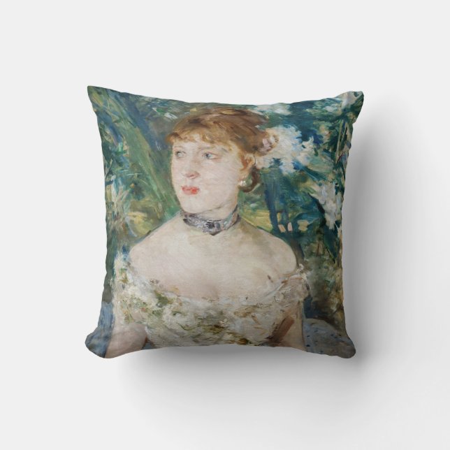 Coussin Berthe Morisot - Jeune fille dans une balle (Recto)