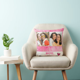Coussin Besoins modernes Meilleur Collage photo Ami