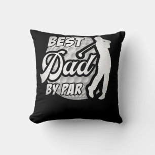 Coussin Best Dad By Par Par Golf Lover Fête des pères