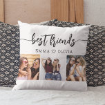 Coussin Best Friends Besties 3 Photo Collage Keepsaké<br><div class="desc">Célébrez votre amitié avec Best Friends Besties 3 Photo Collage Keepsaké Jeu d'oreiller. Ce coussin personnalisé présente un collage magnifiquement arrangé de trois photos chères, capturant des moments spéciaux avec vos besties. Conçu avec soin et matériaux de qualité, il ajoute une touche de style et de sentimentalité à tout espace....</div>
