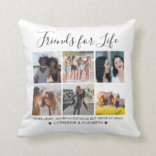 Coussin Best Friends for Life 6 Photo Citation Script