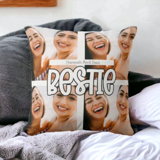 Coussin bestie best friend bff texte tendance