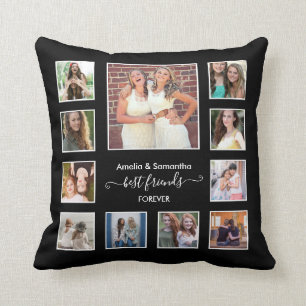 Coussin  Besties Meilleurs Amis Pour Toujours 11 Collage P