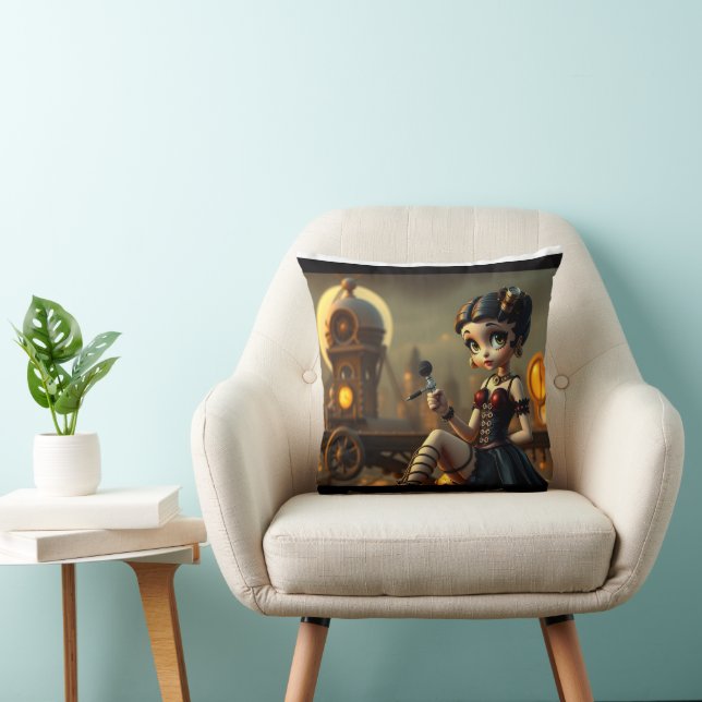 Coussin Betty steampunk (Chaise)