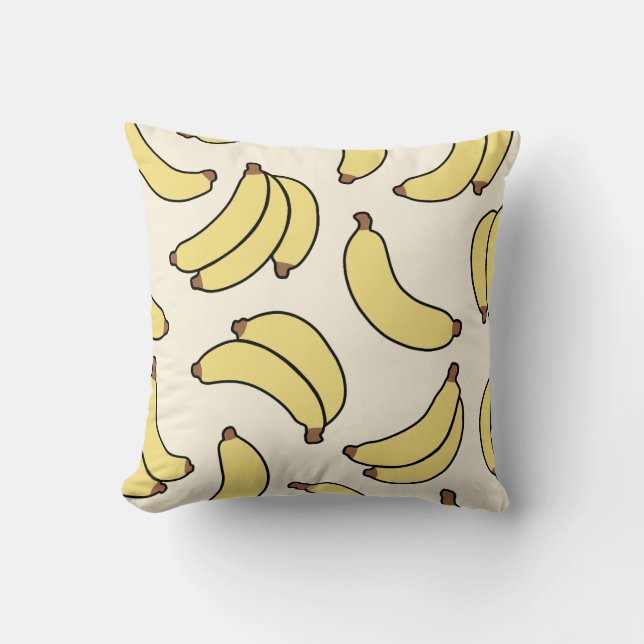 Coussin Beurre banane Parade Jaune (Recto)