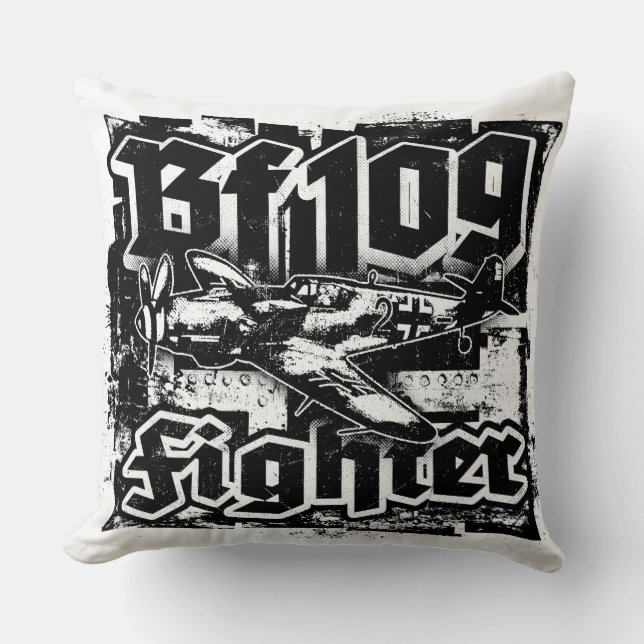 Coussin Bf 109 Pilote D'Oreiller (Recto)