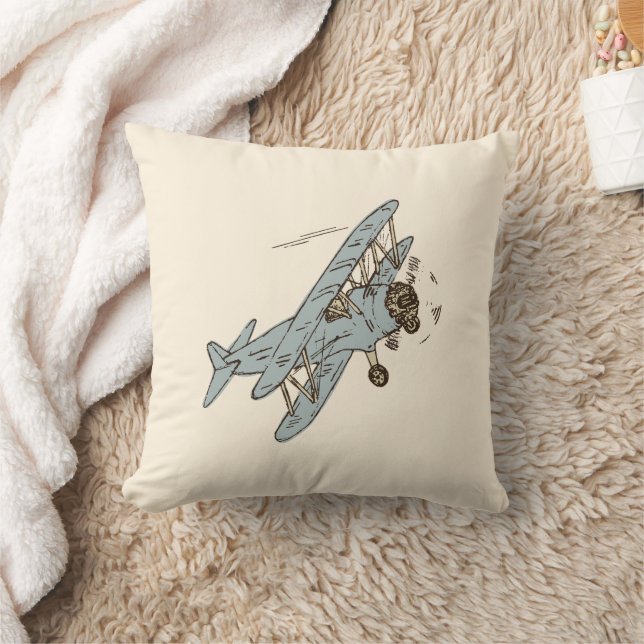 Coussin Bi-plans Art Déco - jaune sans texte. (Couverture)
