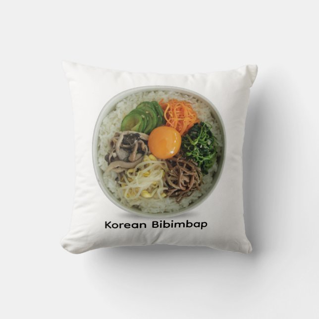 Coussin Bibimbap coréen (Recto)