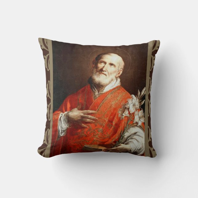 Coussin Bible de lis de St Philip Neri (Recto)
