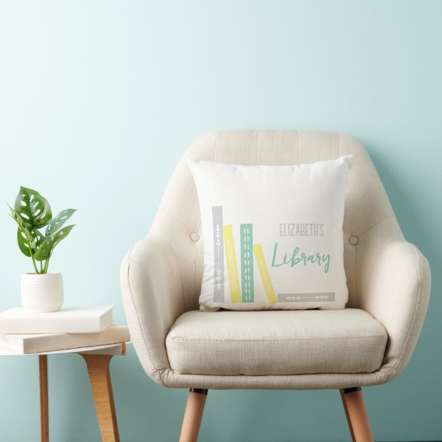 Coussin Bibliothèque de livres (Chaise)