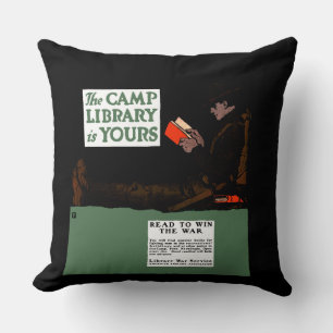 Coussin Bibliothèque des camps de la Première Guerre mondi