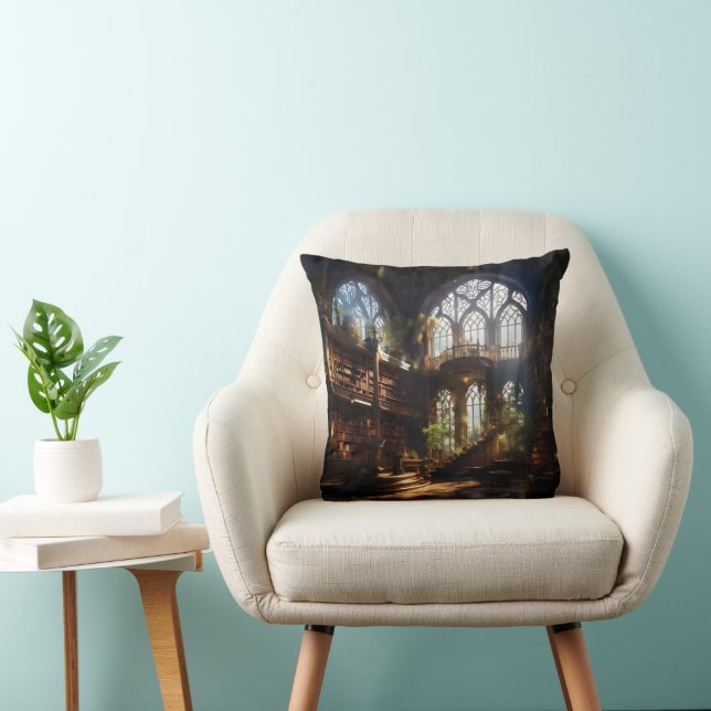 Coussin Bibliothèque magique (Chaise)