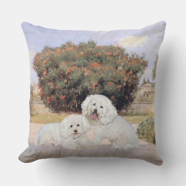 Coussin Bichon Frise (Recto)