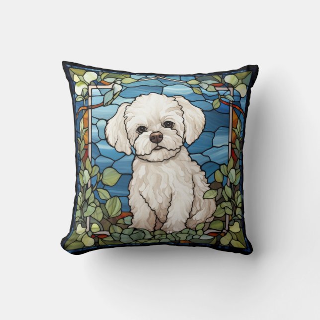 Coussin Bichon Frise (Recto)