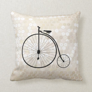 Coussin Bicyclette vintage de bicycle