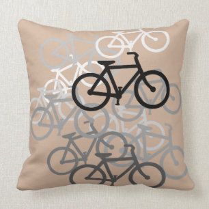 Coussin Bicyclettes. Choisissez vos couleurs