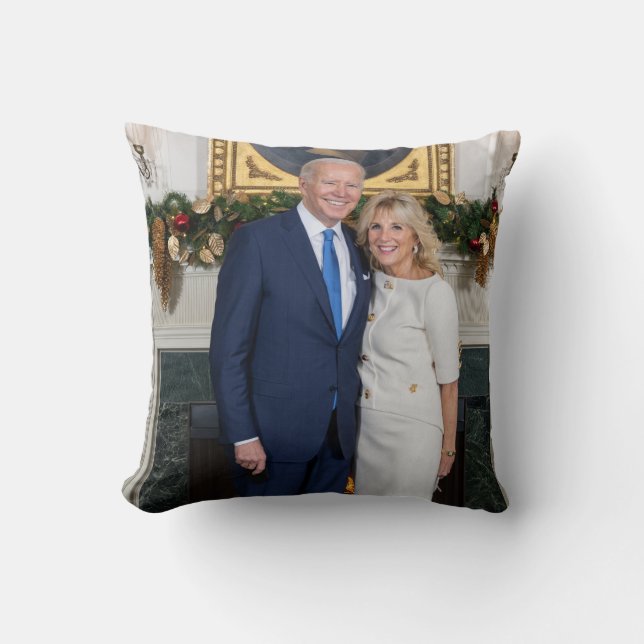Coussin Biden State of the Christmas Union Adresse (Recto)