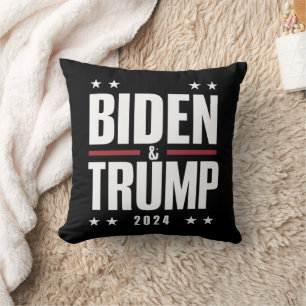 Coussin Biden Trump 2024 Élection Drôle Présidentiel VP