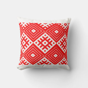 Coussin Biélorussie Б л а р у с Motif folklorique Jeter Co
