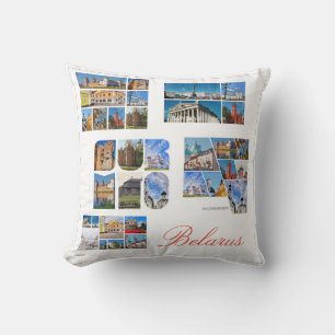 Coussin Biélorussie Architecture Scenery Collage Jeter Ore