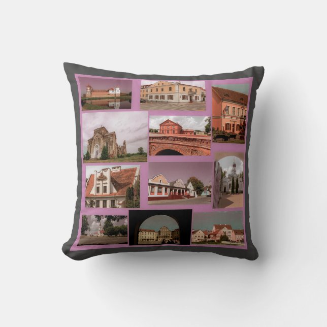 Coussin Biélorussie Minsk Brest Pinsk Orsha Architecture (Recto)