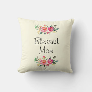 Coussin Bienheureuse maman jette l'oreiller