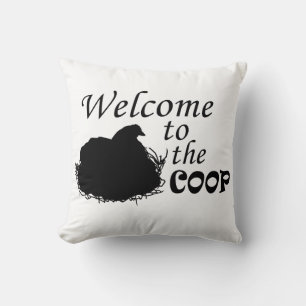 Coussin Bienvenue au Coop