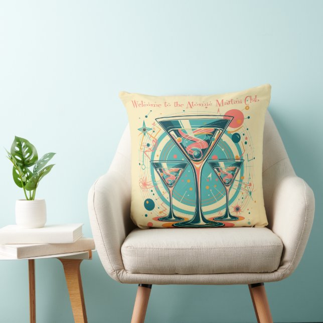 Coussin Bienvenue au Triple Play du Atomic Martini Club (Chaise)