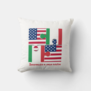 Coussin Bienvenue en Italie