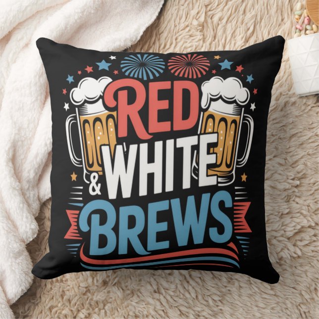 Coussin Bière 4 juillet (Couverture)