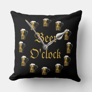 Coussin Bière noire O'Clock