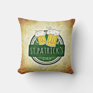 Coussin Bières du jour Saint Patrick