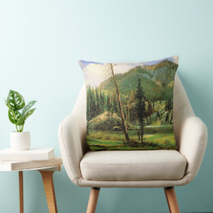Coussin Bierstadt - Montagnes de la Sierra Nevada,
