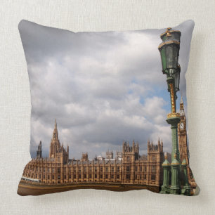 Coussin Big Ben et le Parlement dans le carreau de Londres