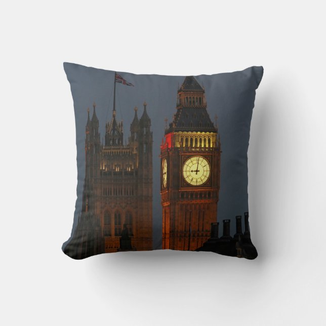 Coussin Big Ben, Londres, Angleterre (Recto)