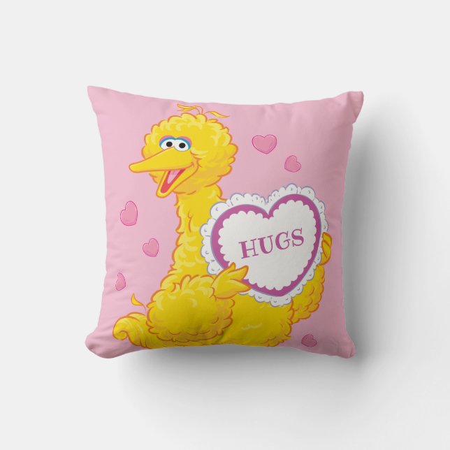 Coussin Big Bird Saint-Valentin (Recto)