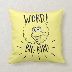 Coussin Big Bird Skate Logo - Mot ! Big Bird