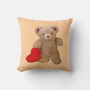 Coussin Big Red Heart Bear