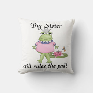 Coussin Big Sister gouverne les cadeaux de Pad