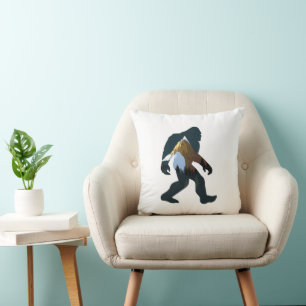 Coussin Bigfoot de la forêt nocturne