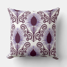 Bijou violet Boho Tone Peacock Feather