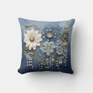 Coussin Bijoux en costume sur l'achat Denim